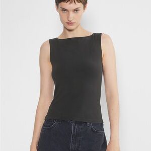 Aritzia Chill Flo Black Sleeveless Women's Tank Top